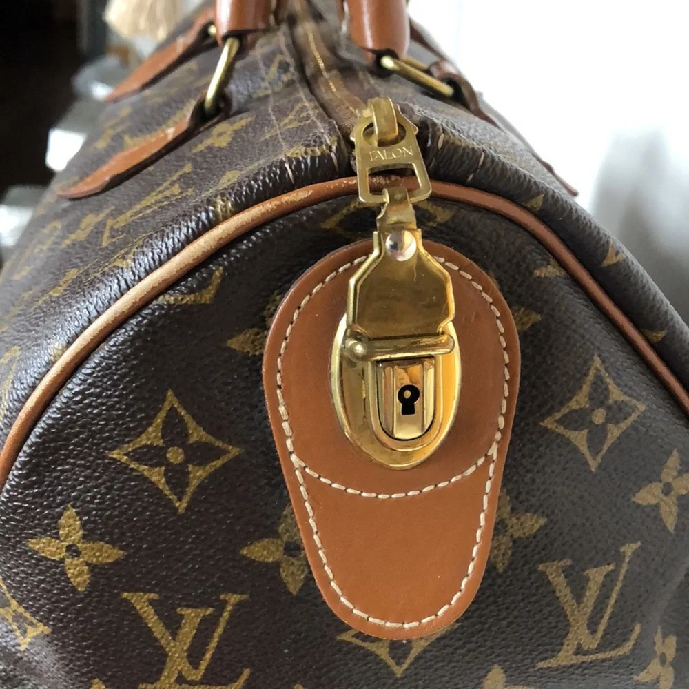 ❌SOLD❌⭐️RARE ⭐️Louis Vuitton Speedy 35 - French Company USA ✨ COLLECTIBLE - Picture 4 of 16